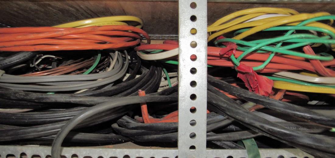 Misc Pieces of Electrical Wire Light Bulbs (1 of 8)