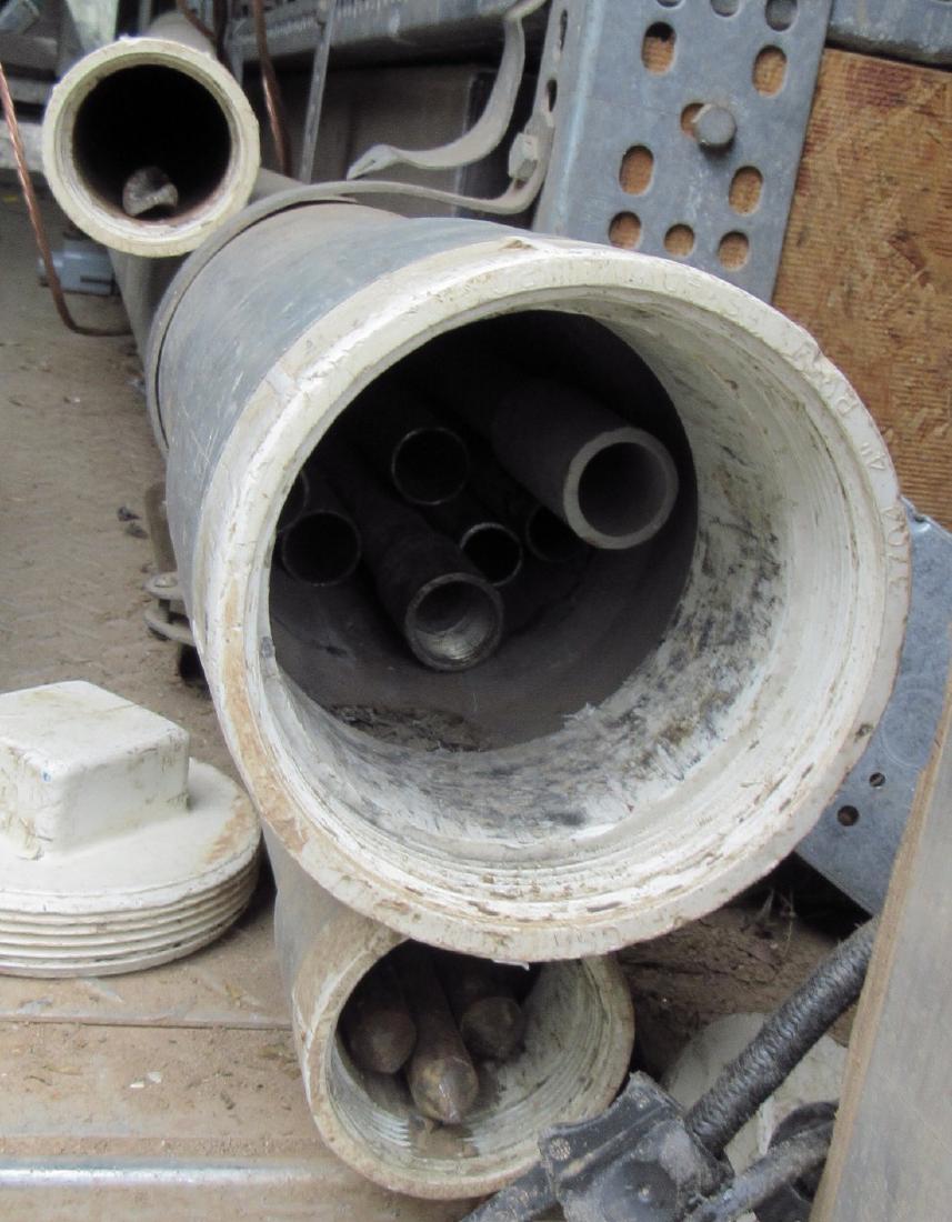 (3) 8' Ground Rods Drill Bit and Misc Conduit (1 of 4)