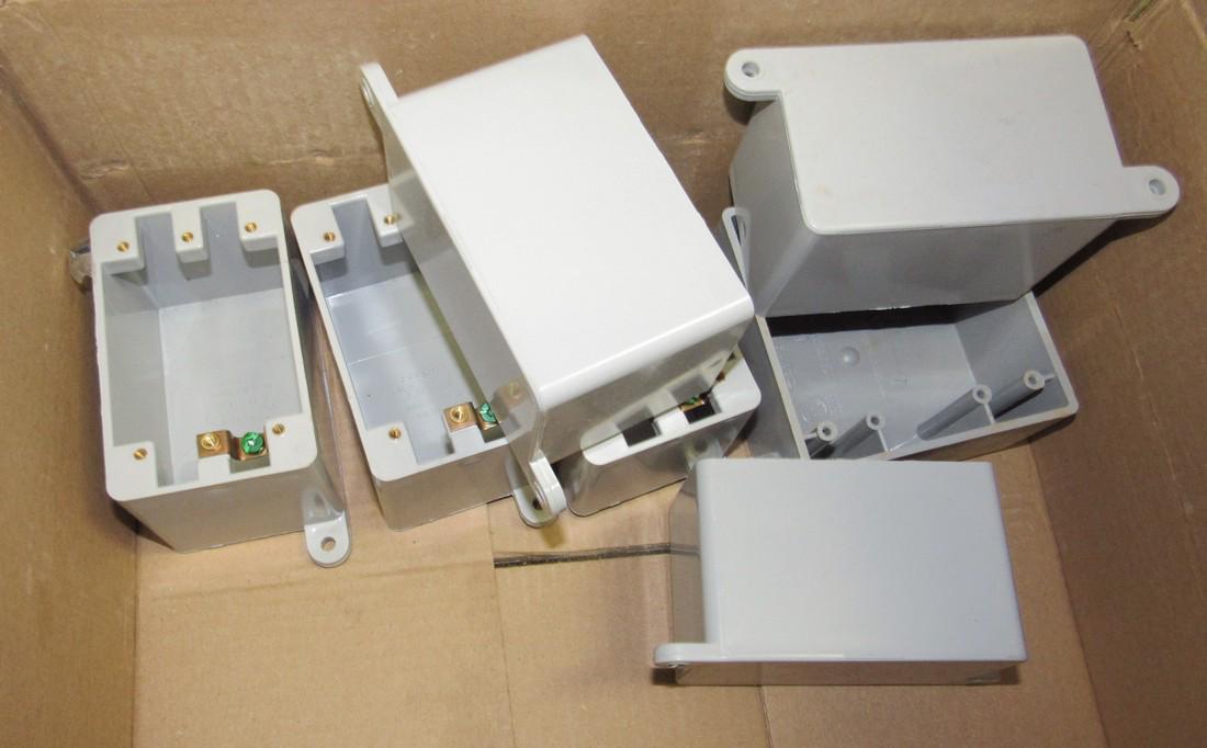 Telecom Rachet Tool Plugs Jacks Gang Boxes: Getting all pictured In the 3 boxes