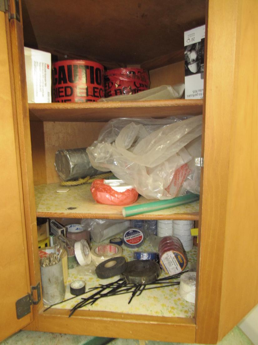 Drive Pins Hardware Caution & Electrical Tape (1 of 8)