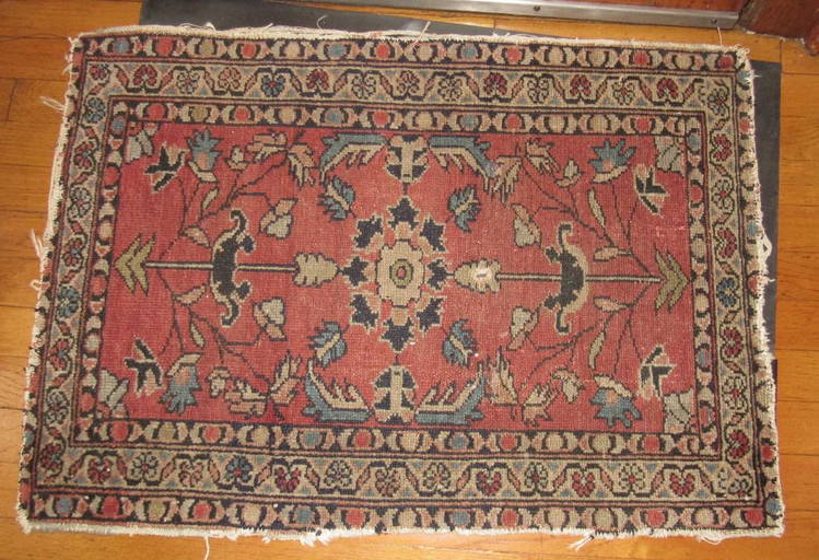 Antique Oriental Rug / Mat