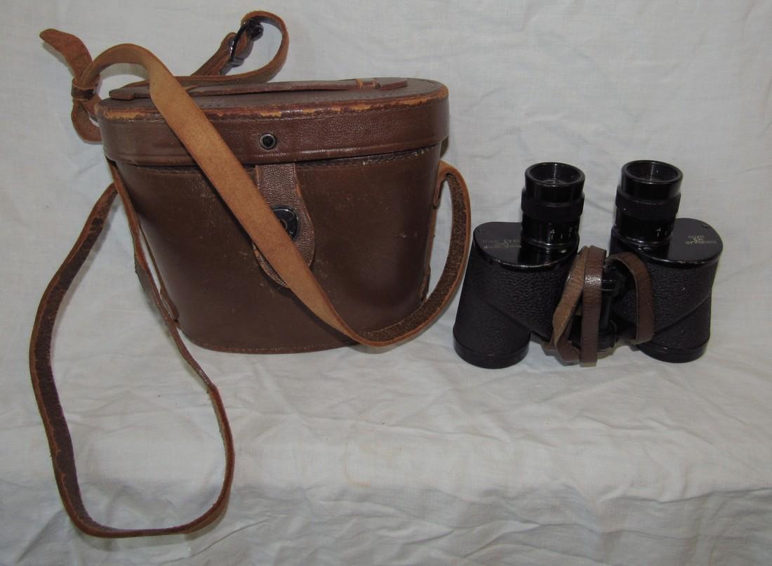 Nash Kelvinator 1943 H.M.R Binoculars & Case M3 6x30: Binoculars & Case