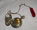 Elgin Coin Silver Pocket Watch w/ 1/10 14k Gold Chain - 5