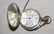 Elgin Coin Silver Pocket Watch w/ 1/10 14k Gold Chain - 6