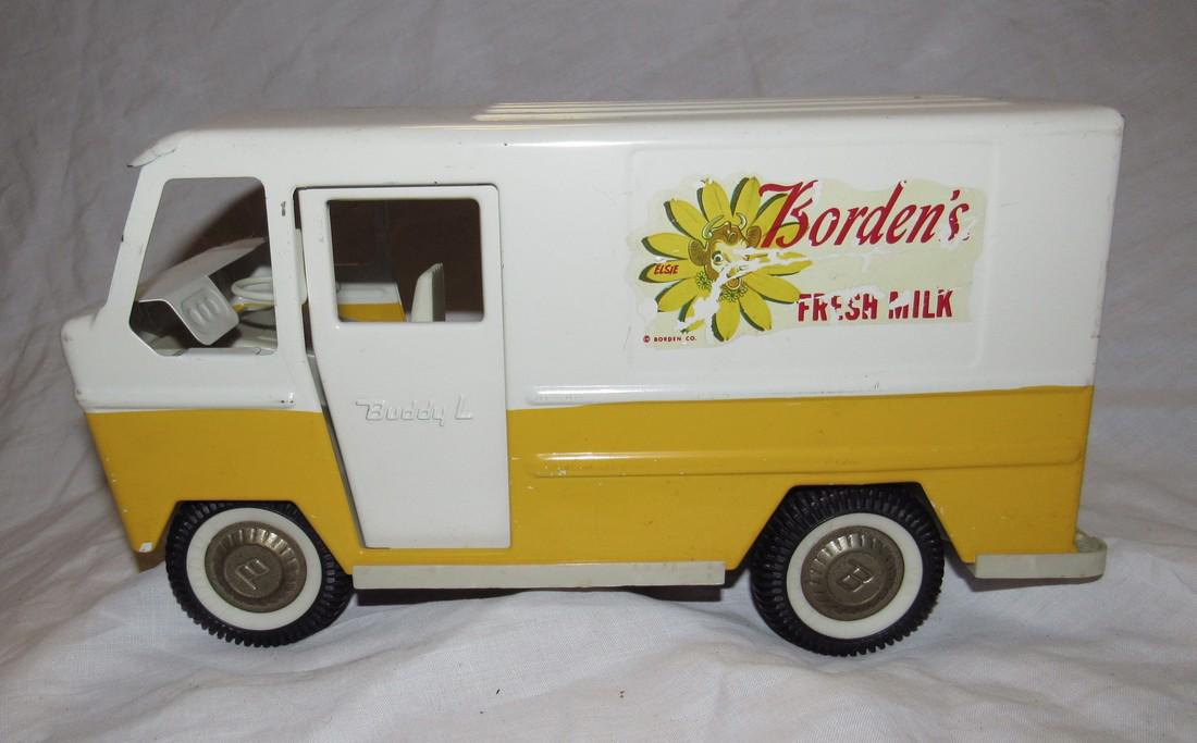Buddy " L " Bordens Milk Delivery Van Toy Truck (1 of 5)