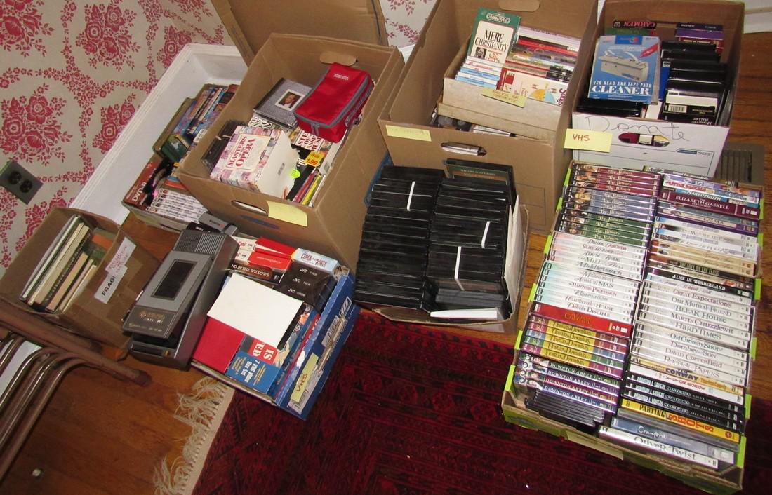 VHS Tapes DVD's Cassettes (1 of 9)
