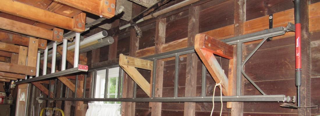 2 Aluminum Ladders 16' & 10' (1 of 3)