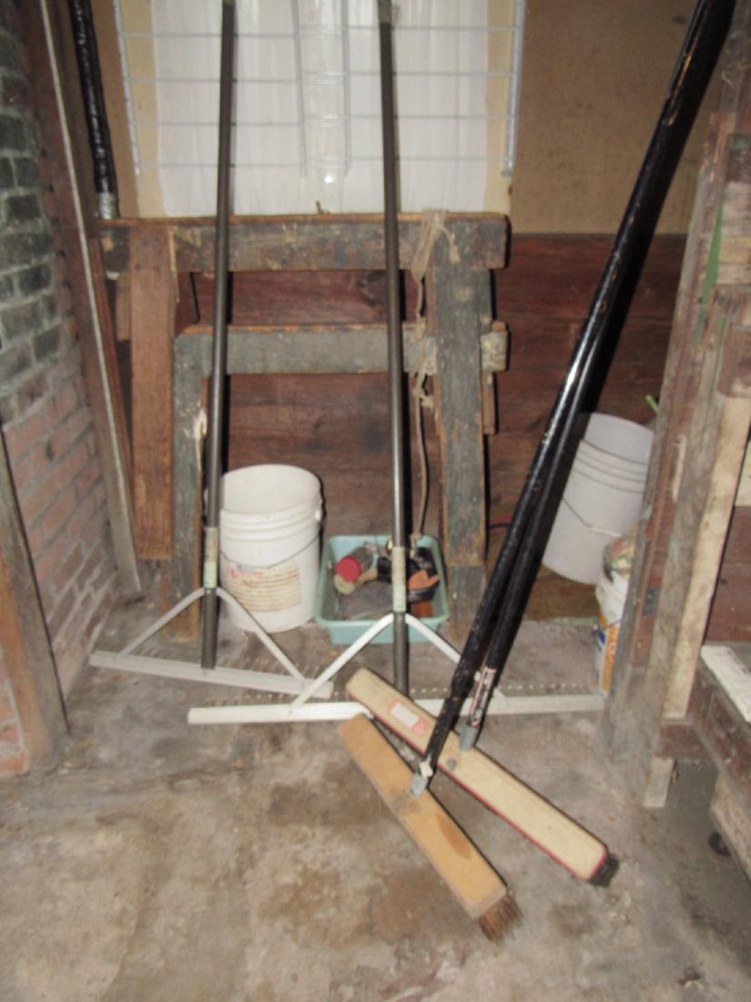 2 Aluminum Landscape Rakes Brooms & Play Sand (1 of 3)