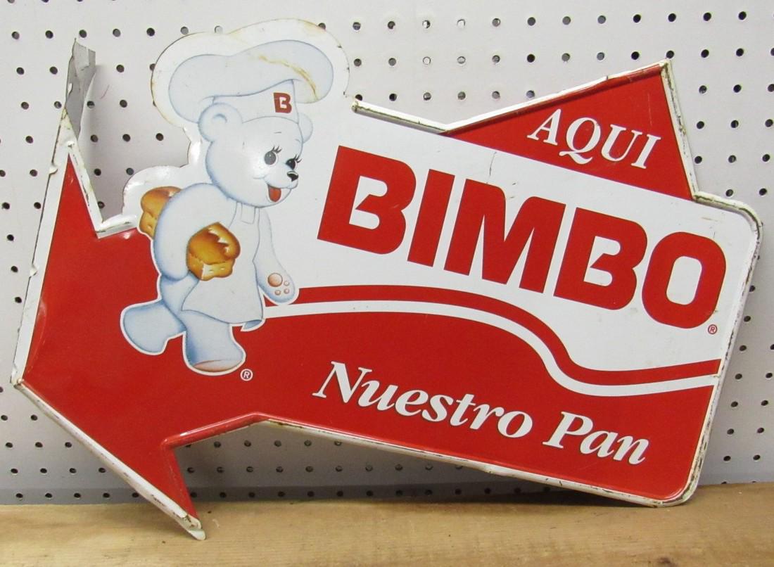 Bimbo Aqui Nuestro Pan Double Sided Bread Sign (1 of 3)