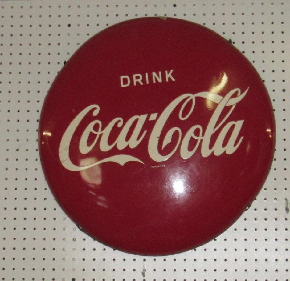 24" Coca Cola Button Sign (1 of 6)