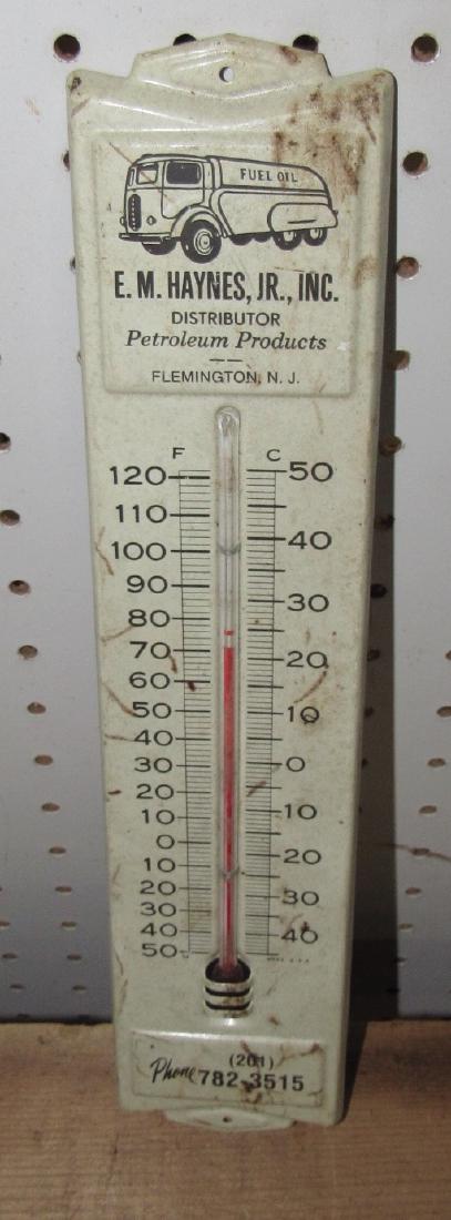 E.M Haynes Jr Petroleum Flemington NJ Thermometer (1 of 2)
