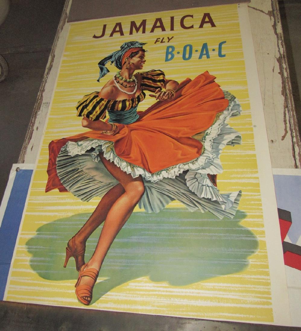 Jamaica Fly BOAC Hayes Poster (1 of 4)