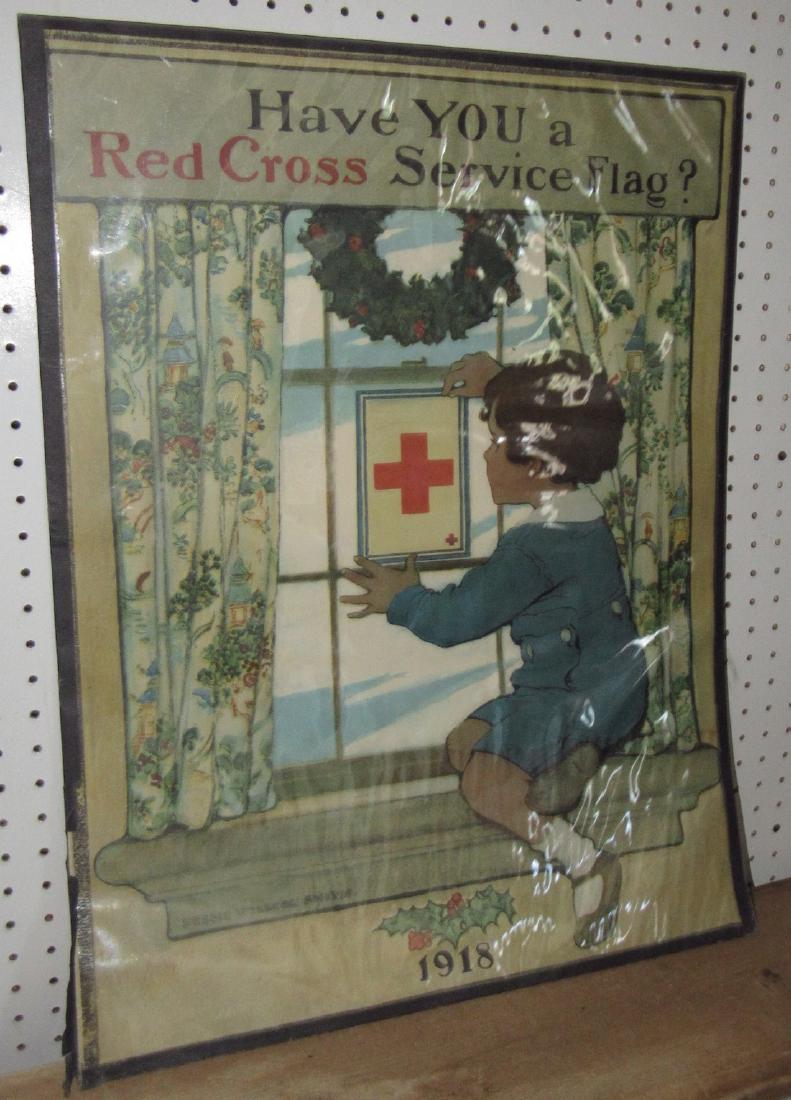 1918 Red Cross Service Flag Poster (1 of 4)