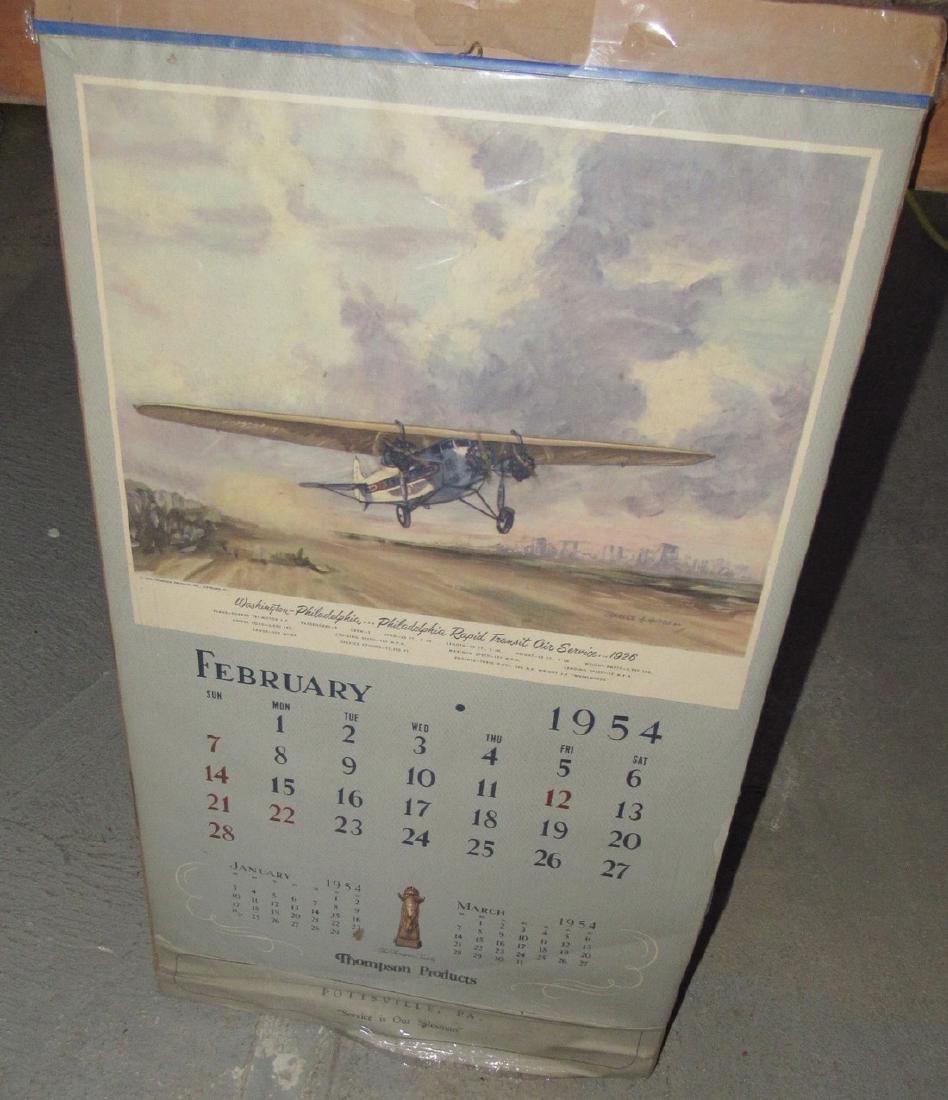 1954 Thompson Products Pottstown PA Calendar (1 of 3)