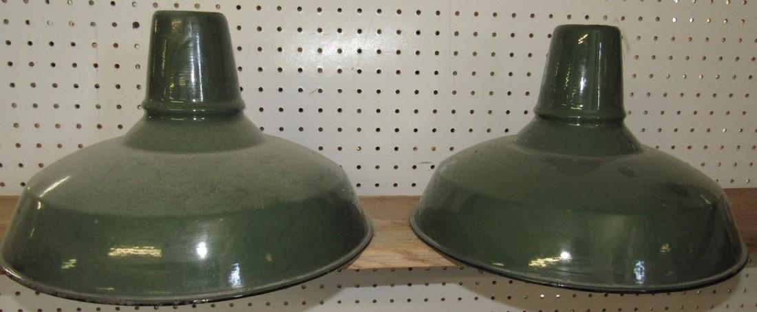 2 Industrial Porcelain Light Shades (1 of 6)