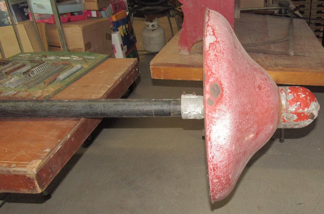 Antique Gas Service Station Porcelain Pole Lamp (1 of 5)