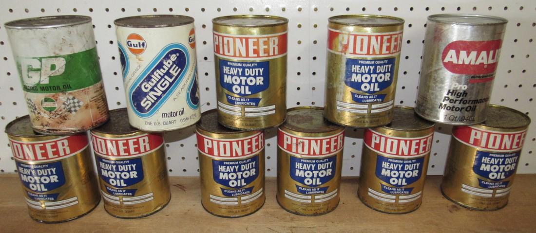 Pioneer Amalie Gulf Oil Cans (1 of 3)