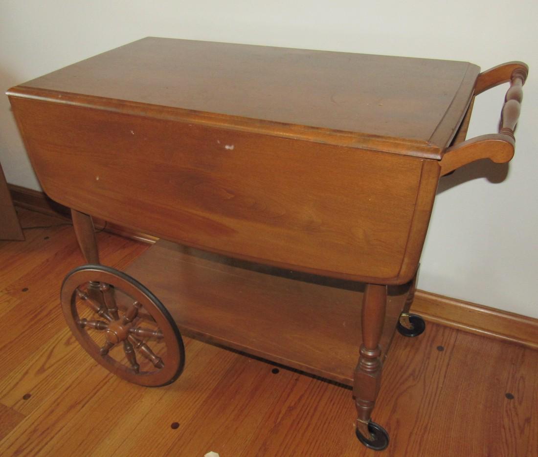 Tea Cart: Approx. 19" x 36" x 29 1/2" ( when closed)