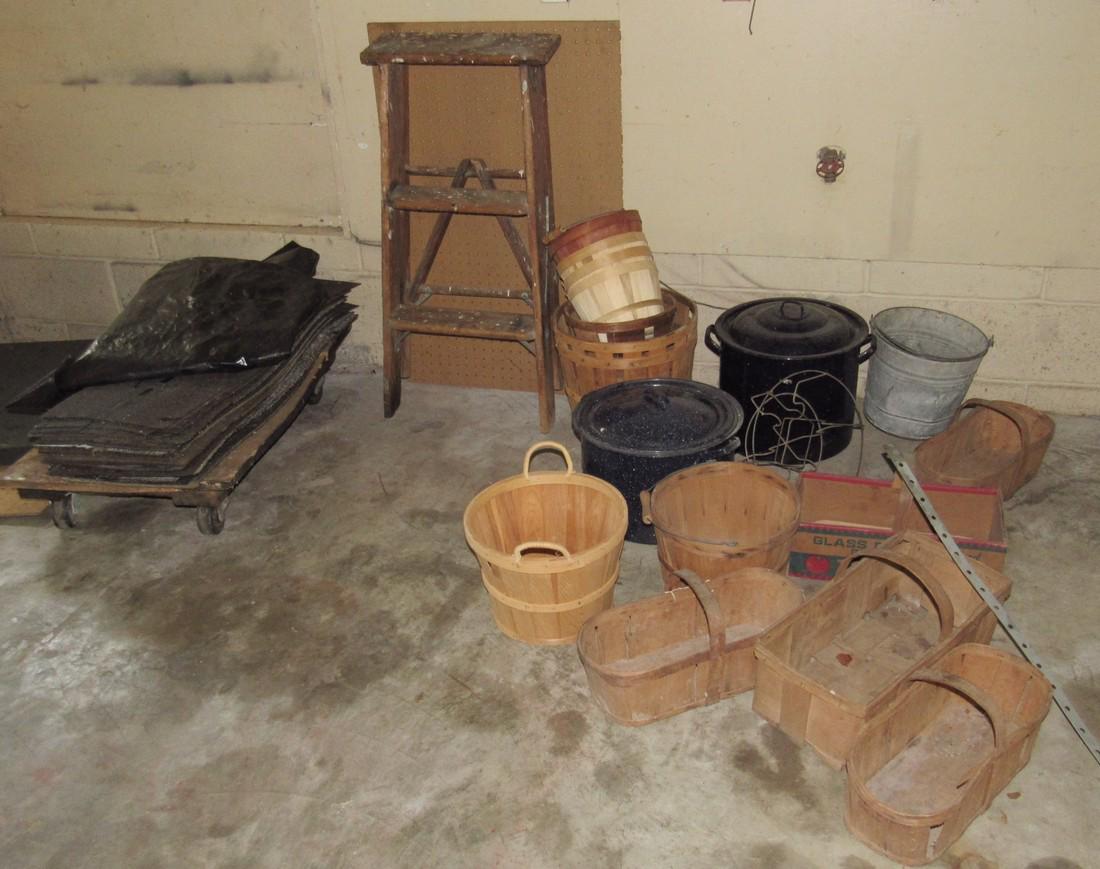 Baskets Agateware Pots Ladder Dollie (1 of 4)