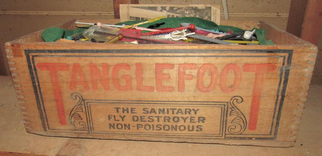 Tanglefoot Wood Crate filled with Stirs (1 of 4)