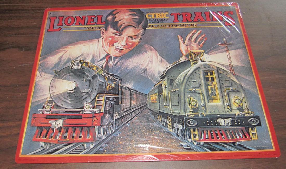 Lionel Tin Train Sign New ! (1 of 2)