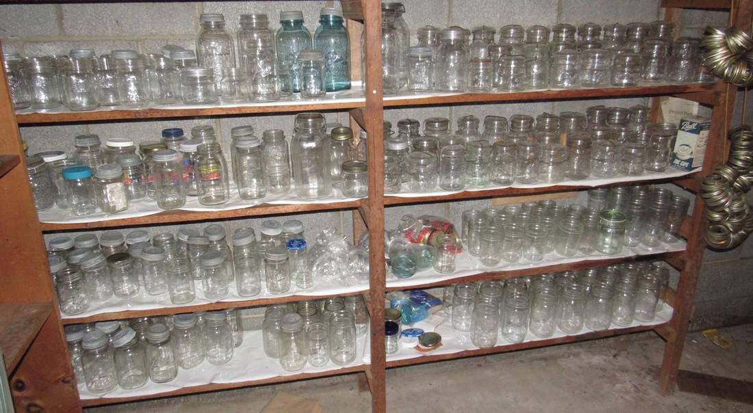 Large Lot of Ball Mason Crown Atlas Fruit Jars (1 of 8)