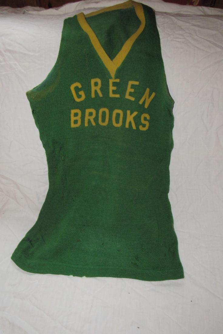Vintage Green Brooks Basketball Sports Shirt (1 of 4)