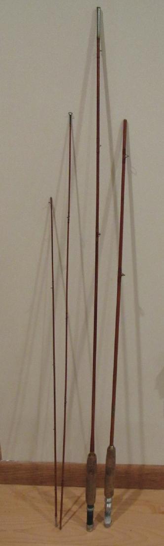 2 Horrocks & Ibbotson Bamboo Fly Rod for Repair or (1 of 9)