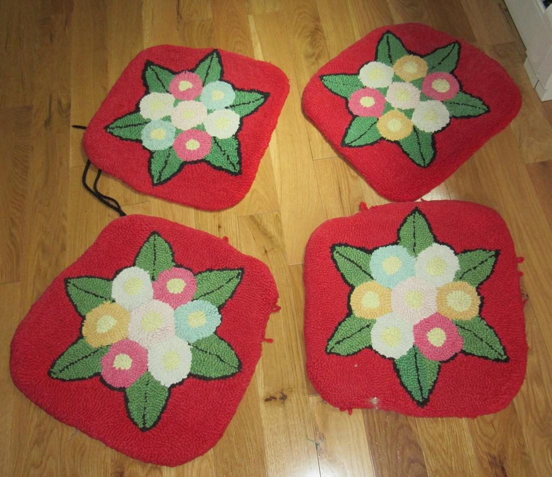 4 Hooked Chair Pads (1 of 2)