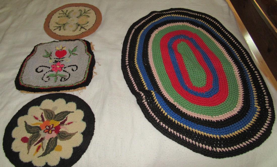 Hooked Chair Pads & Rug (1 of 5)