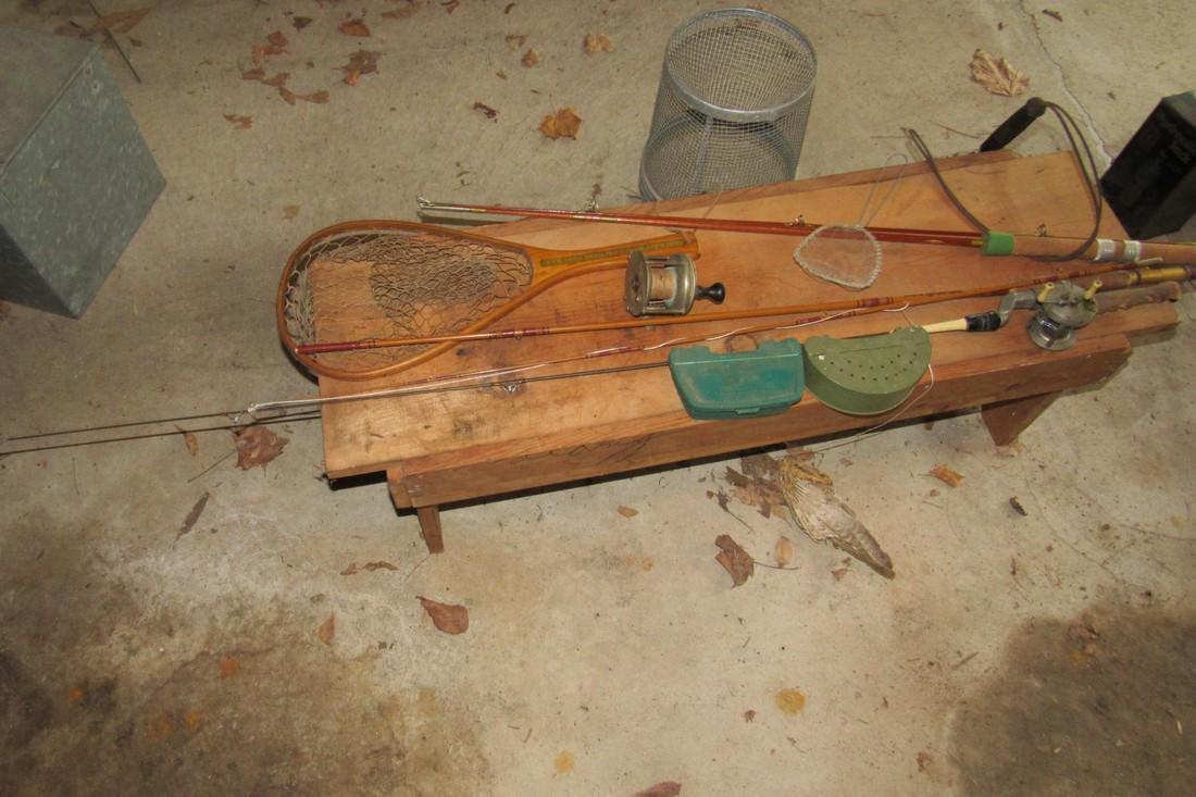 Mohawk 4 Fishing Reel Bait Cans Nets Fishing Poles (1 of 5)