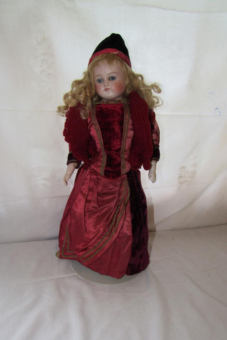 16 1/2" Bisque Head Shoulder Plate Doll w/ Sleepy Eyes (1 of 6)