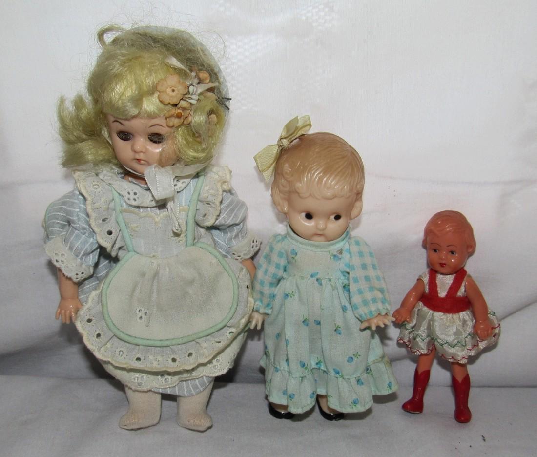 3 Plastic Dolls (1) Knickerbocker (1 of 2)