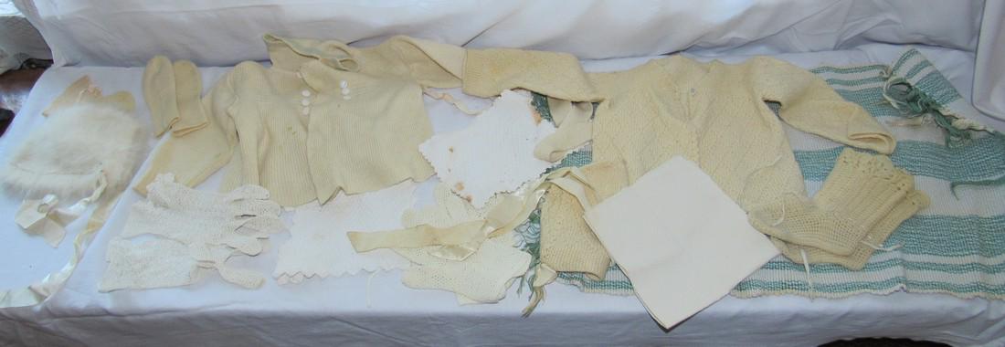 Doll Clothes Gloves Hats: Getting all pictured. Some have stains