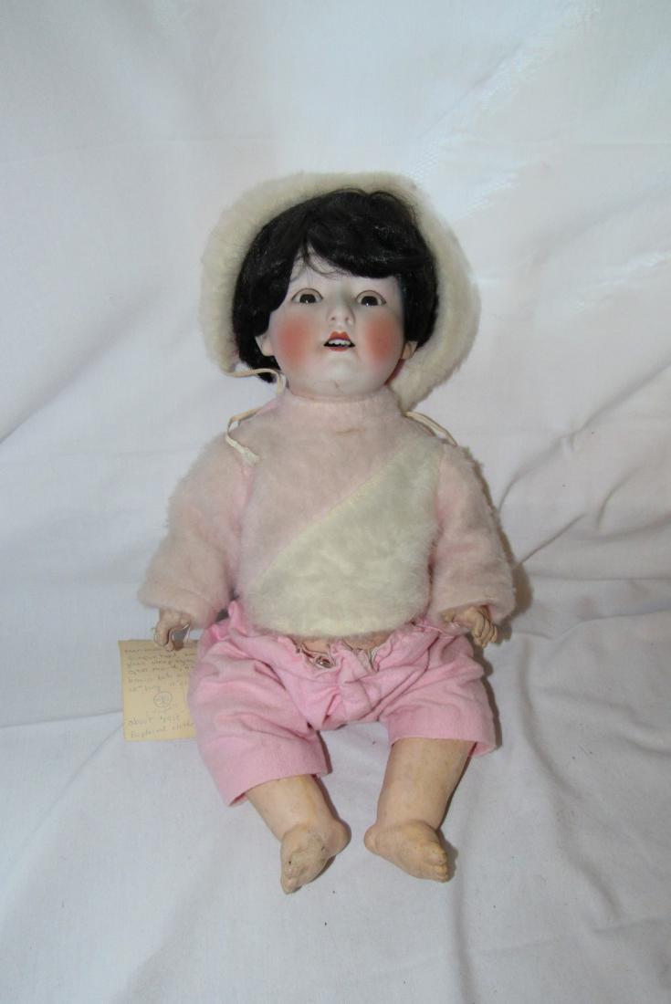Morimura Brothers Bisque Head Sleep Eyes Doll (1 of 6)