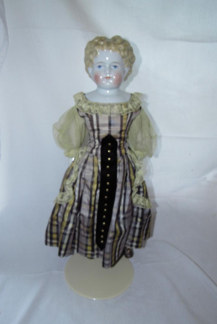 17 1/2" Blonde China Doll w/ Exposed Ears (1 of 9)