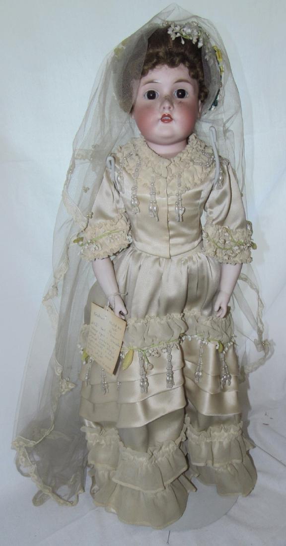 24 1/2" Kestner No. 166 Shoulder Plate Bisque Head Doll (1 of 10)