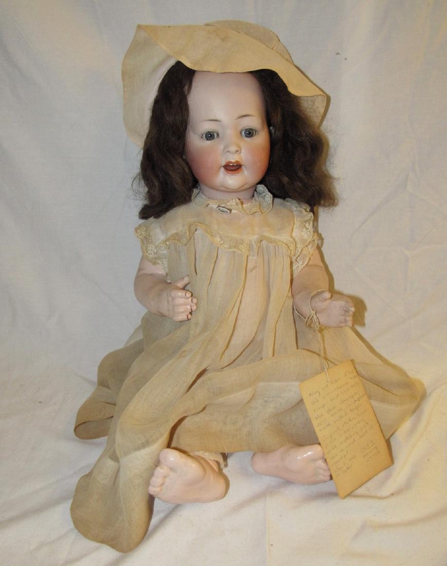 Kley & Hahn Bisque Head 18" Doll Open Mouth (1 of 10)
