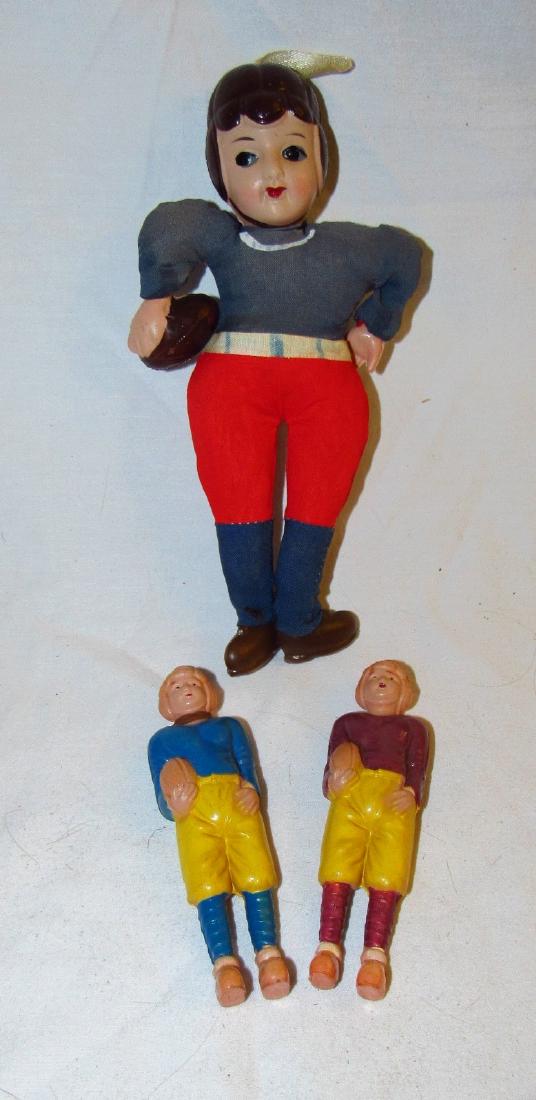 Celluloid Football Player Dolls (1 of 4)