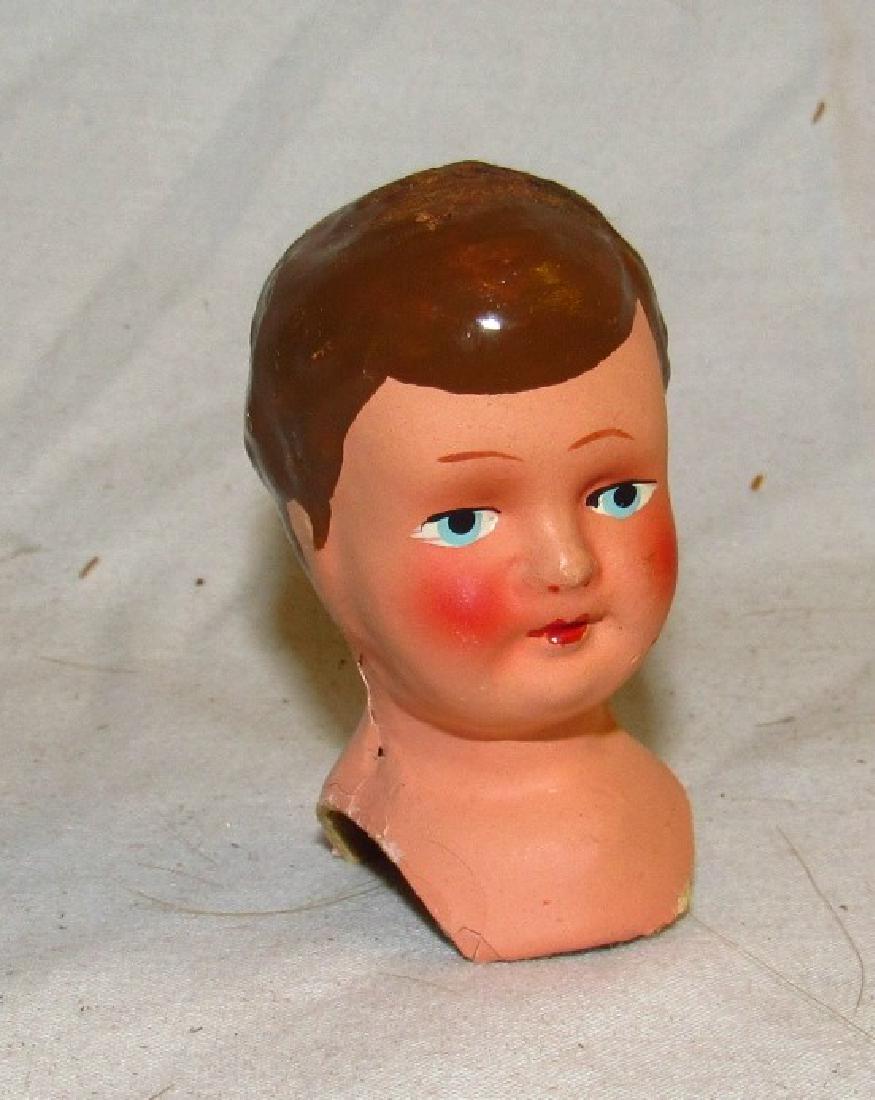 Paper Mache Doll Head (1 of 5)