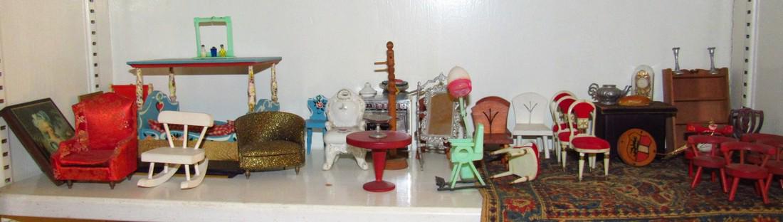 Doll House Chairs Perm Chair Rockers Bed Furniture (1 of 3)