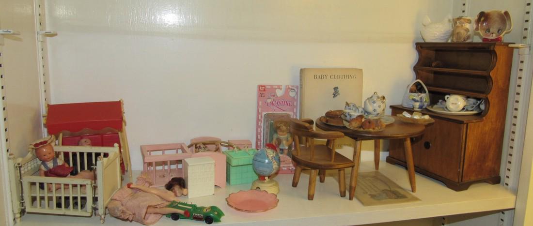 Celluloid Dolls Swing Table Hutch Doll House Furniture (1 of 4)