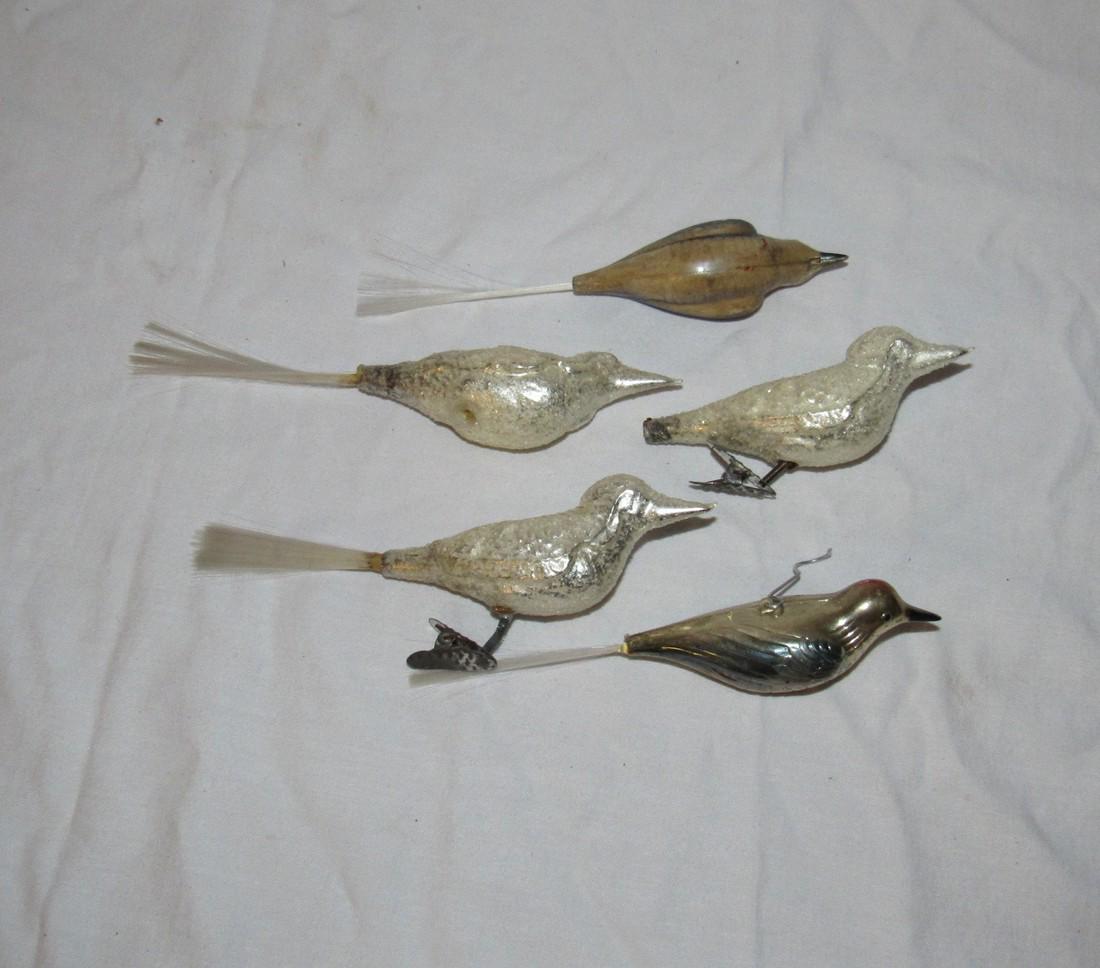 5 Clip on Bird Christmas Ornaments (1 of 2)