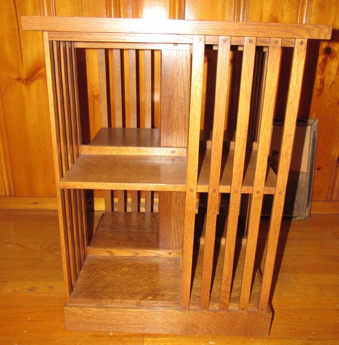 Stickley Revolving Stand: Approx. 22" x 22" x 30" tall