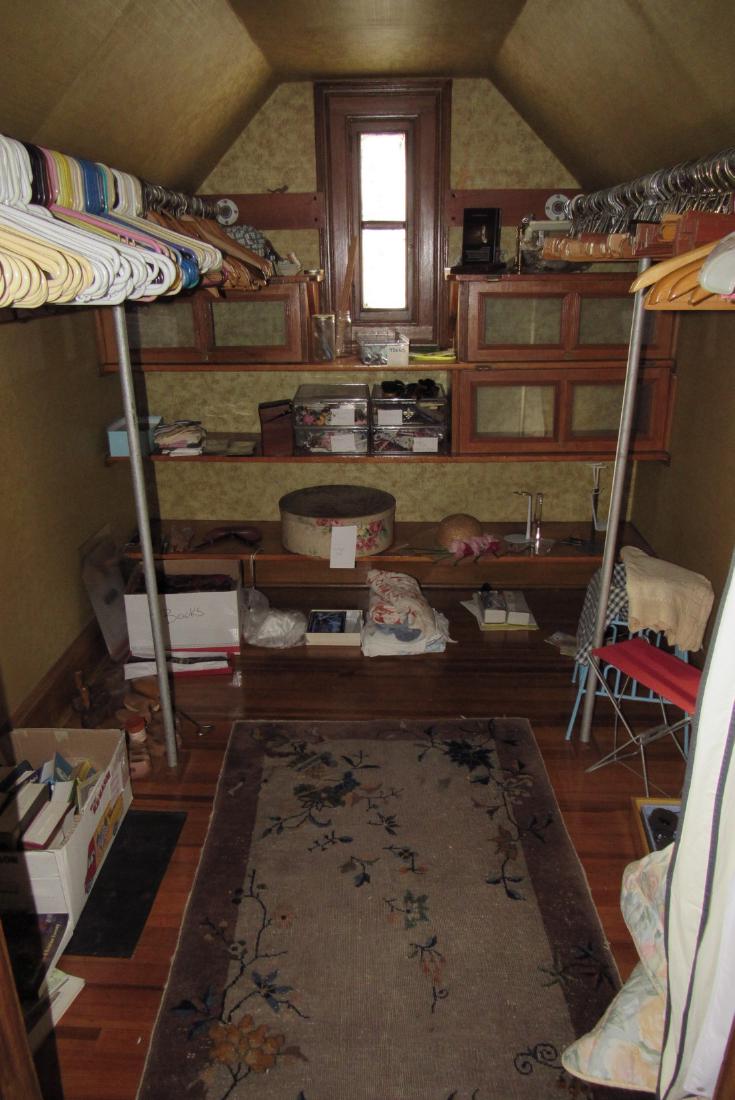 Shoe Stretchers Ties Handkerchiefs Clothes Hangers: Getting everything pictured in walk in closet. Take what you want and leave the rest
