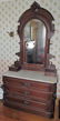 Walnut Victorian Dresser with Marble Top