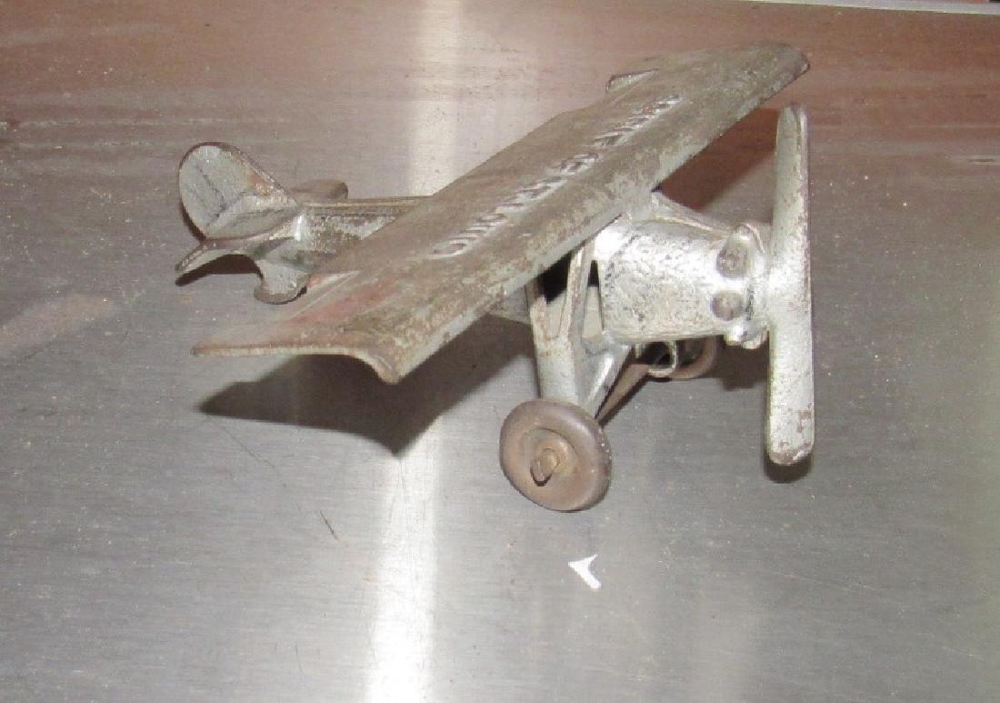 Antique Spirit Of St Louis Cast Iron Airplane (1 of 4)