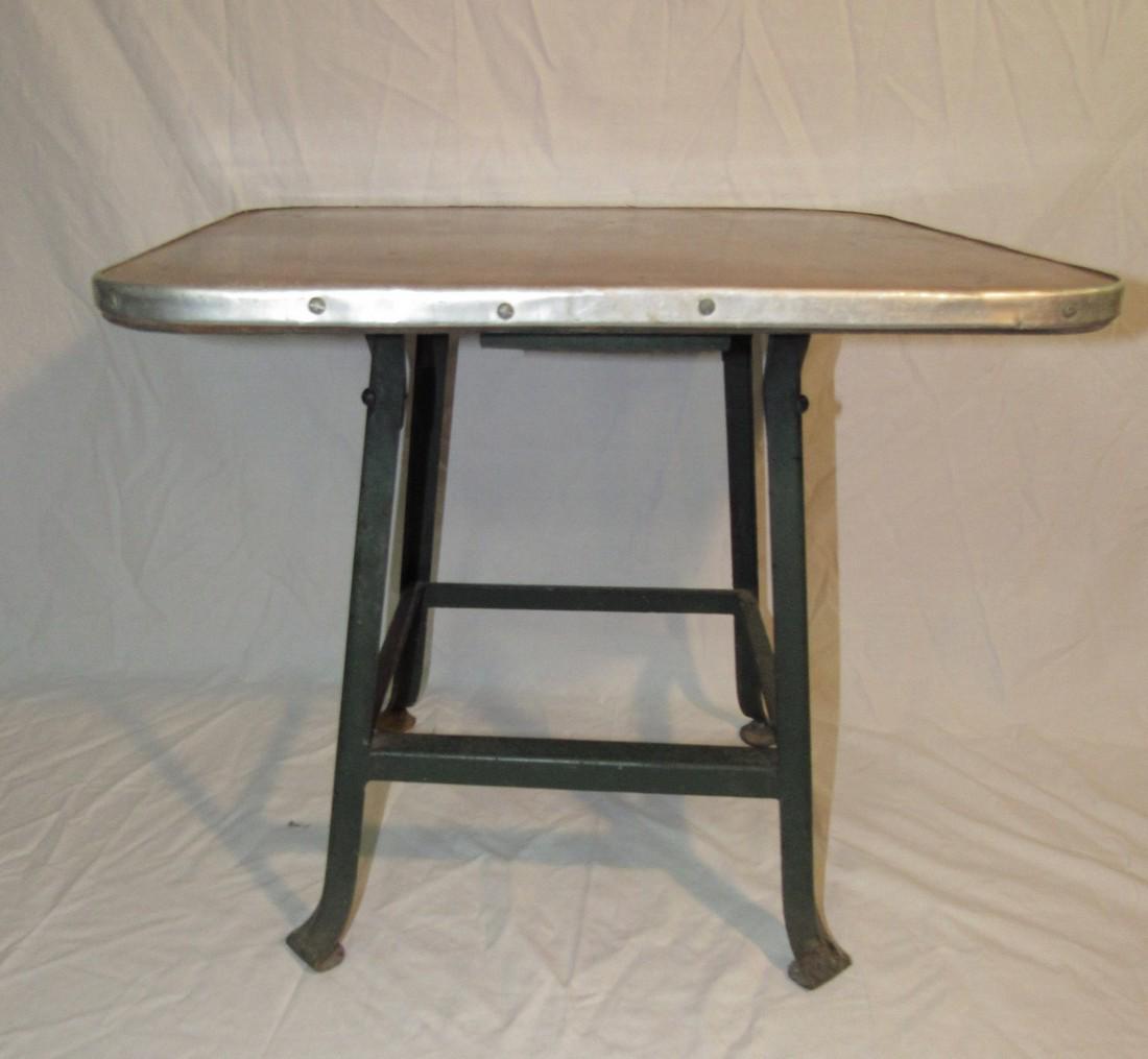 Vintage Industrial Stool Made into Childrens Table (1 of 3)