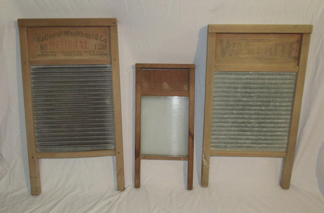 3 Antique Washboards (1 of 3)