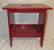 Red Painted Bench